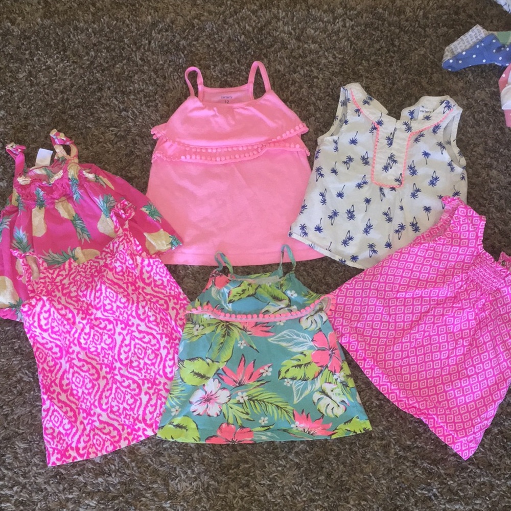 Girls sleeveless tops!